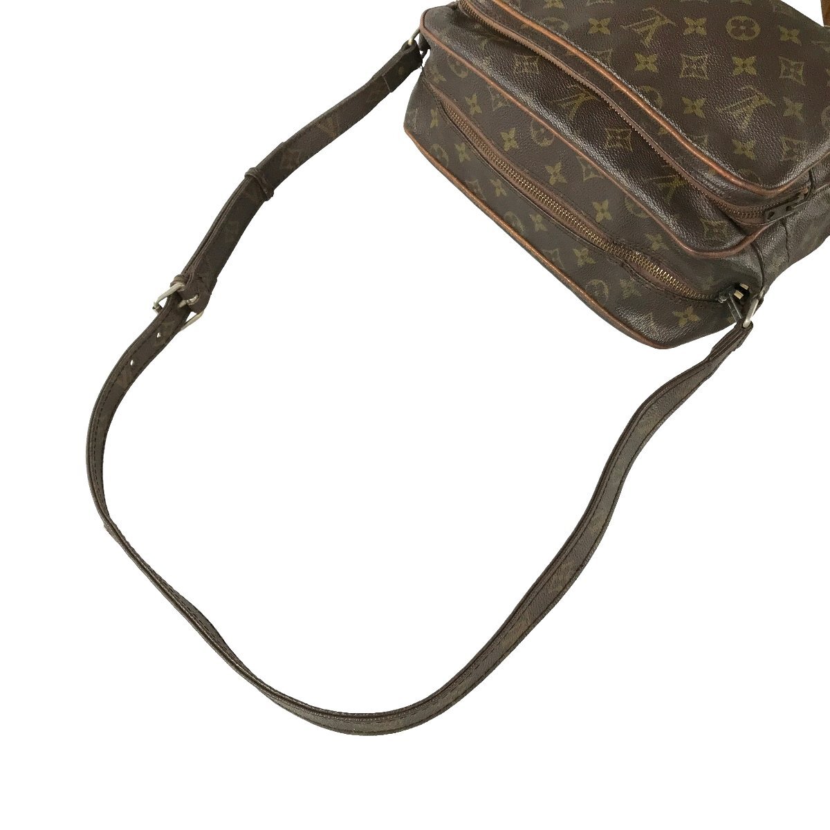 【1円～】ルイヴィトン Louis Vuitton バッグ ショルダーバッグ モノグラム ナイル 旧型 M45244 ブラウン レザー 中古_画像5