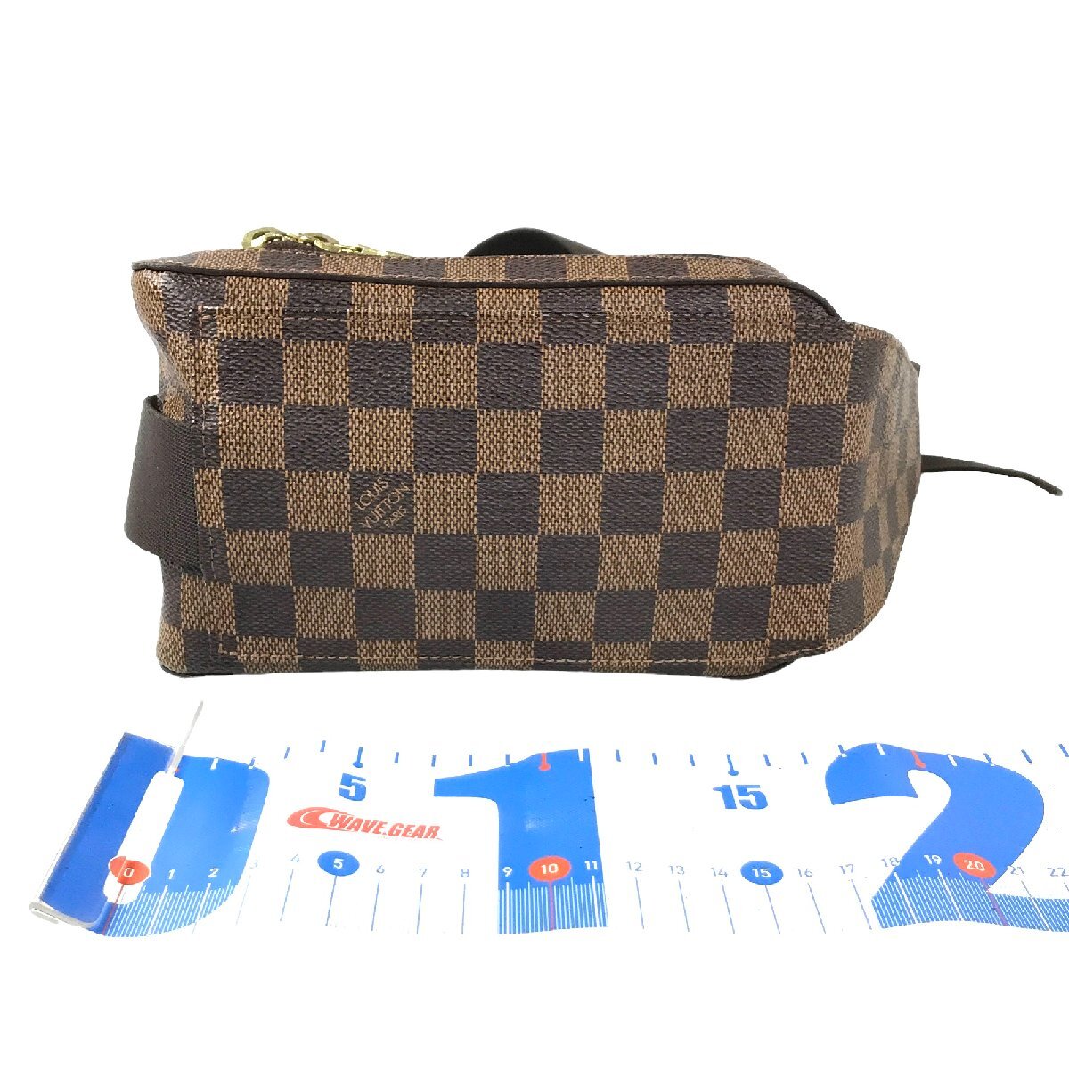 【1円～】ルイヴィトン Louis Vuitton バッグ ウエストバッグ ウエストポーチ ジェロニモス エベヌ ダミエ N51994 CA0024 ブラウン 中古の画像4