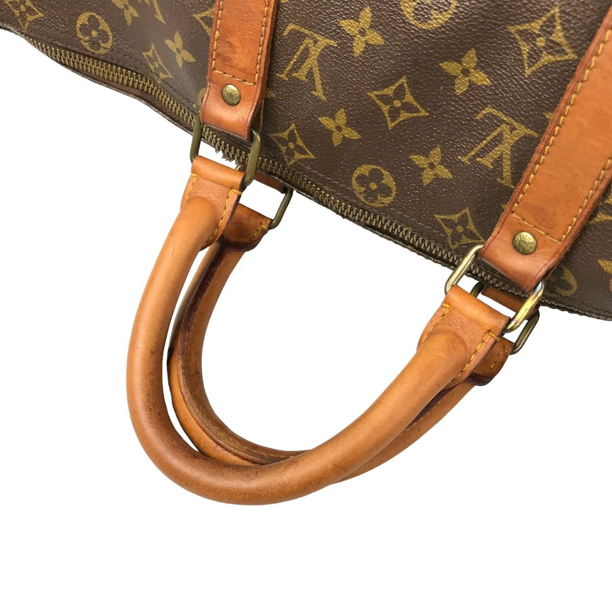 【1円～】 ルイヴィトン LOUIS VUITTON バッグ ボストンバッグ キーポル50 モノグラム M41426 OD823 レザー ブラウン ゴールド金具 中古_画像5