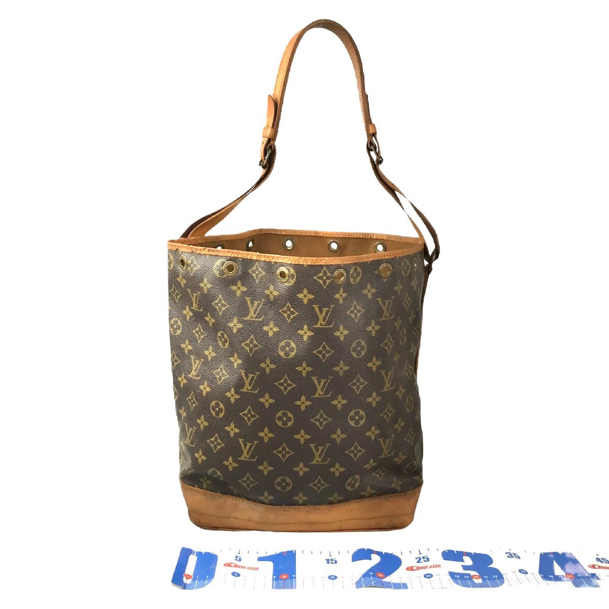 【1円～】ルイヴィトン LOUIS VUITTON バッグ ショルダーバッグ ノエ M42224 レザー ブラウン モノグラム 中古_画像4