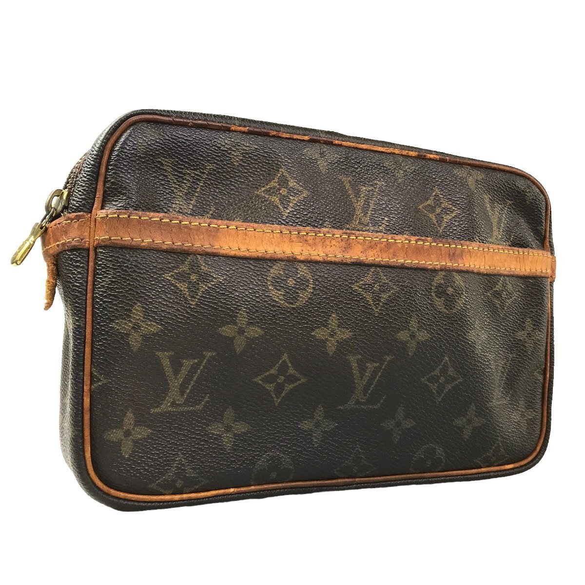 【1円～】 ルイヴィトン LOUIS VUITTON バッグ ポーチ セカンドバッグ クラッチバック コンピエーニュ23 M51847 モノグラム 中古_画像1