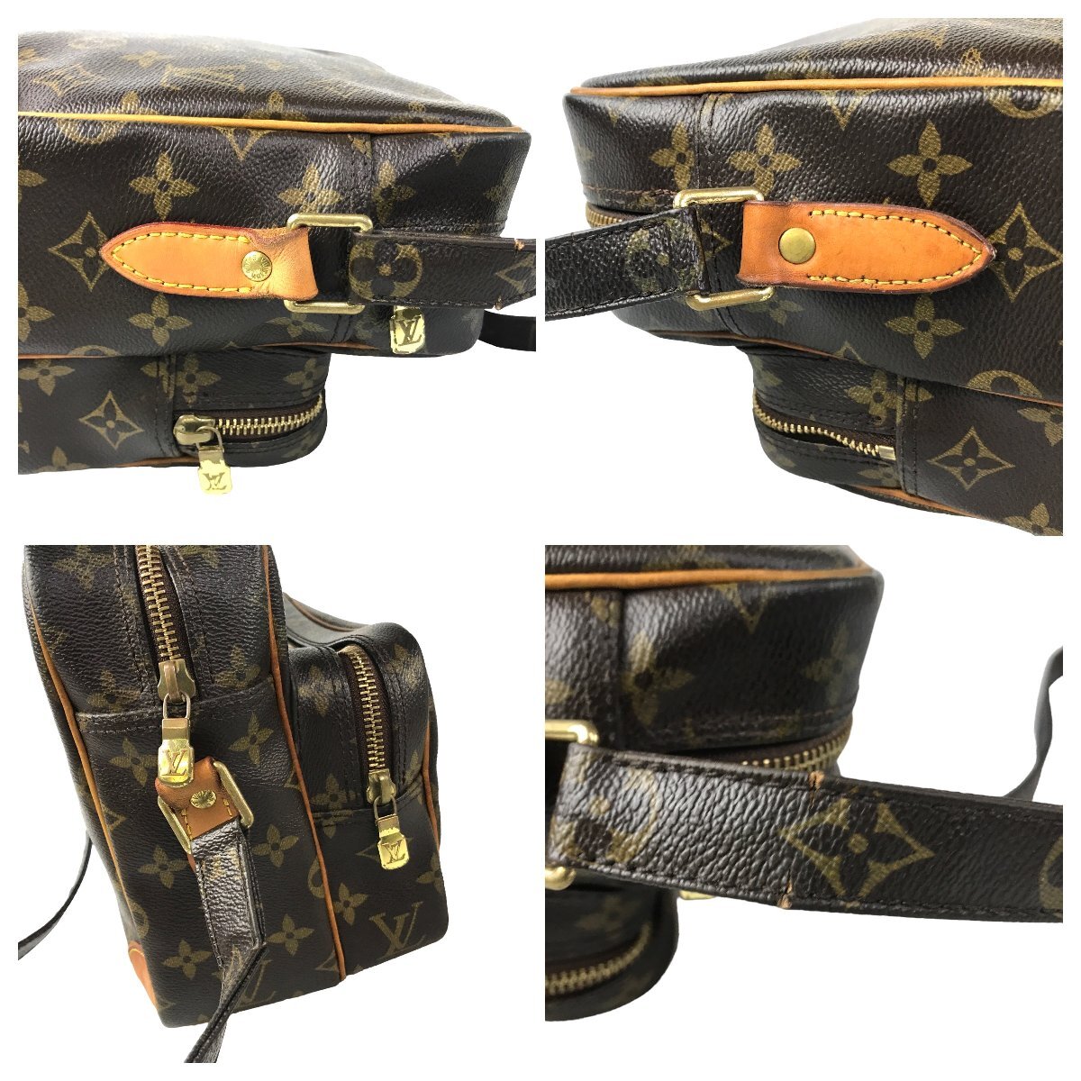 【1円～】ルイヴィトン Louis Vuitton バッグ ショルダーバッグ モノグラム ナイル M45244 AR0055 ブラウン レザー 中古_画像8