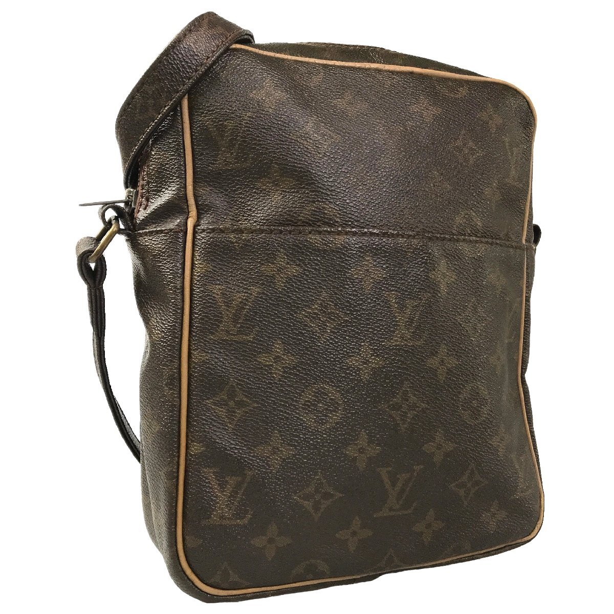 【1円～】ルイヴィトン LOUIS VUITTON バッグ ショルダーバッグ プチマルソー M40264 モノグラム レザー ブラウン 中古_画像1