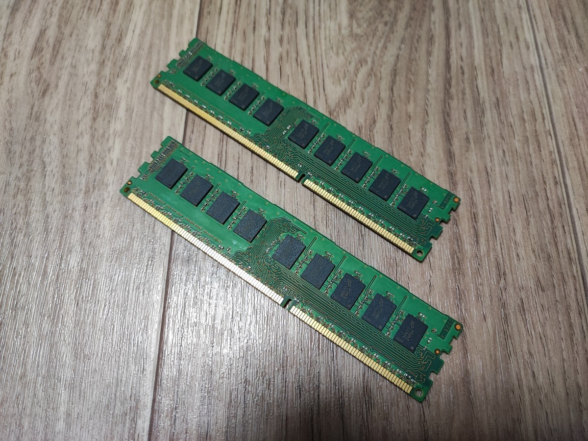 最終在庫【即納・送料無料・匿名配送】マイクロン Micron PC3L-12800E 2R×8 4GB×2枚=8GB 中古メモリ サーバー用 DDR3 ECC_画像2