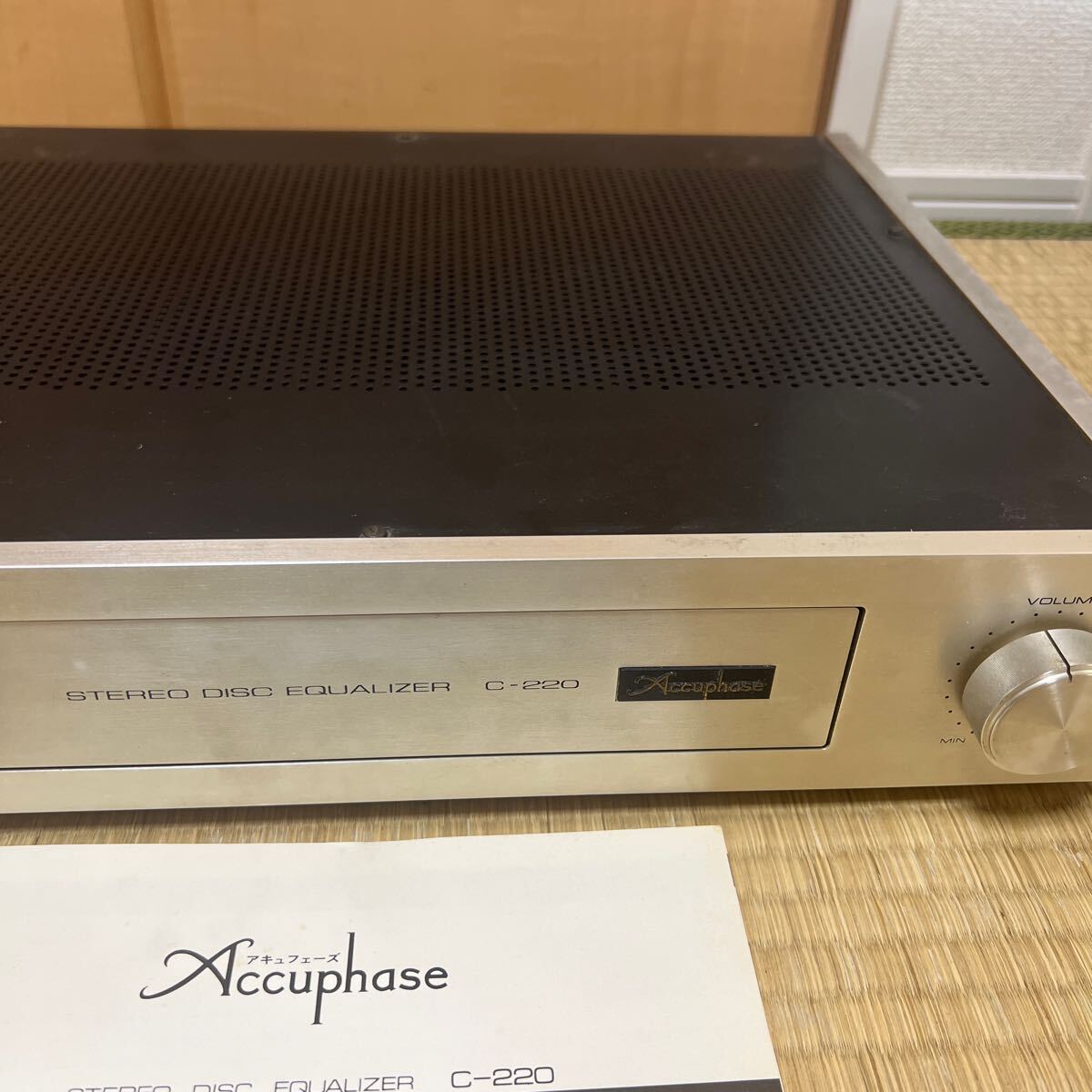 アキュフェーズ C-220、説明書、配線付き_画像3