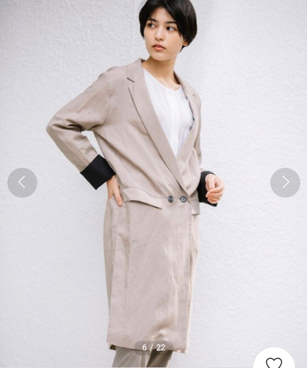 美品 ミューニック Munich リネンジャケット 紺 ネイビー 美品 ミューニック Munich リネンジャケット 紺 ネイビー