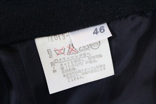 CORDIER コルディア 綺麗め スーツ ジャケット スカート ウール カシミヤ使用 あったか ワールド 44/46 黒 ブラック レディース [854788]_画像10