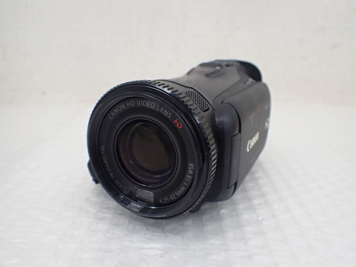 D859-60　Canon キヤノン ハイビジョンカメラ デジタルビデオカメラ iVIS HF G20 2014年製、バッテリーパック BP-808D　中古・動作確認済み_画像1