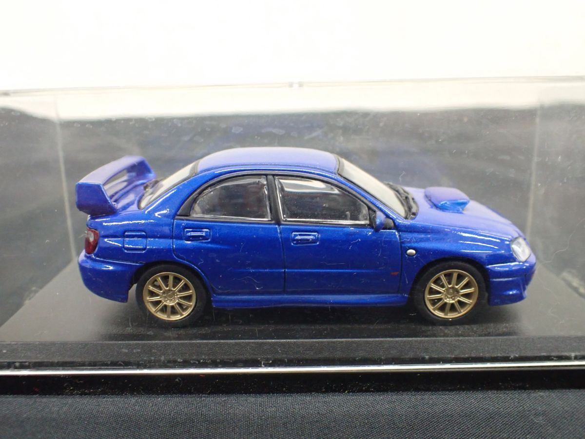 YS426-60　34　hachette アシェット 1/43 NOREV ノレブ 国産名車コレクション　ミニカー　スバル インプレッサ WRX STI 2004_画像4