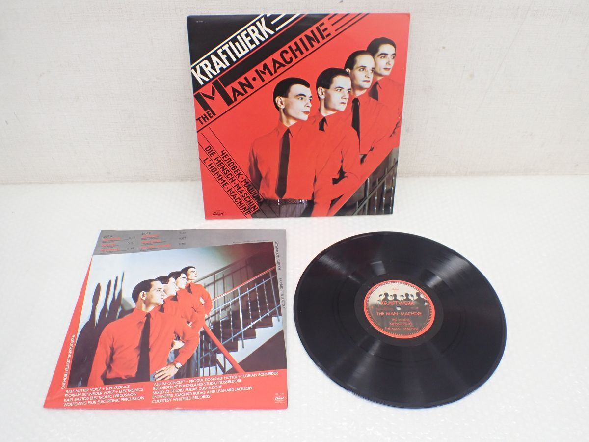 D915-80　①LPレコード【US盤】Kraftwerk(クラフトワーク)「The Man・Machine(人間解体)」LP（12インチ）/Capitol Records(SW 11728)_画像4