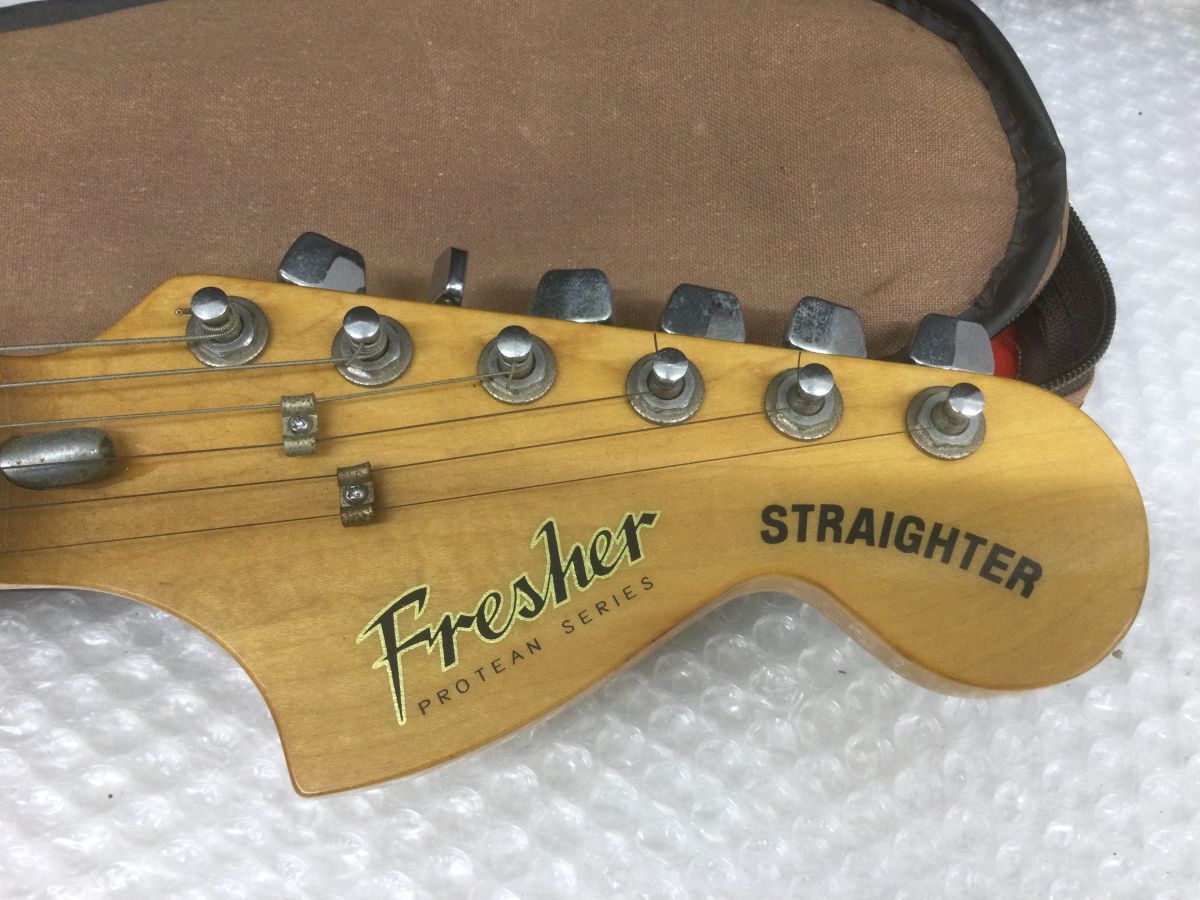 D964-160【音出し確認済み 希少 レア】Fresher フレッシャー 3バースト リズムボックス内臓ギター FS-686 エレキギター /ヴィンテージtの画像2