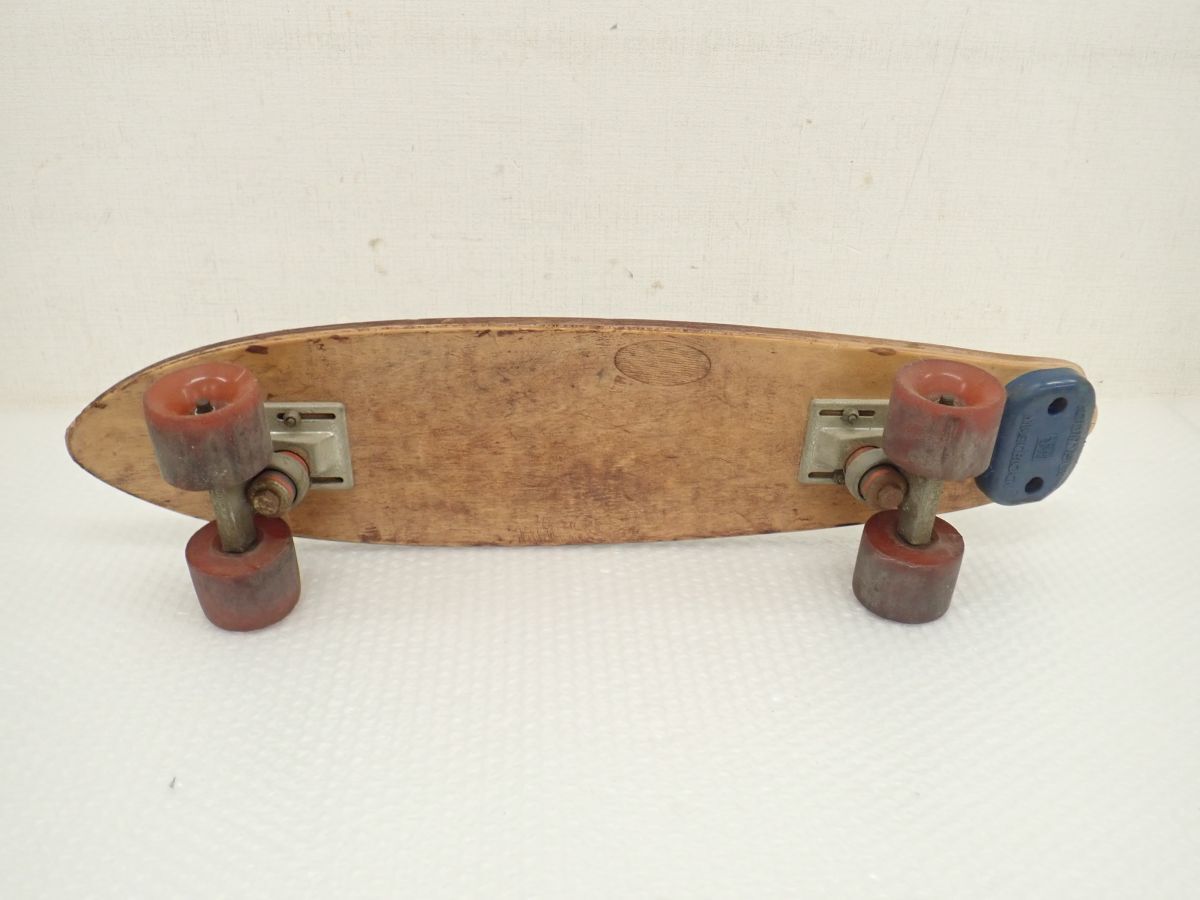 D978-120 ①希少・レア ビンテージ Free Former Skate Board スケボー・スケートボード、MAGICBLOCK テールガード 長さ69cmの画像10