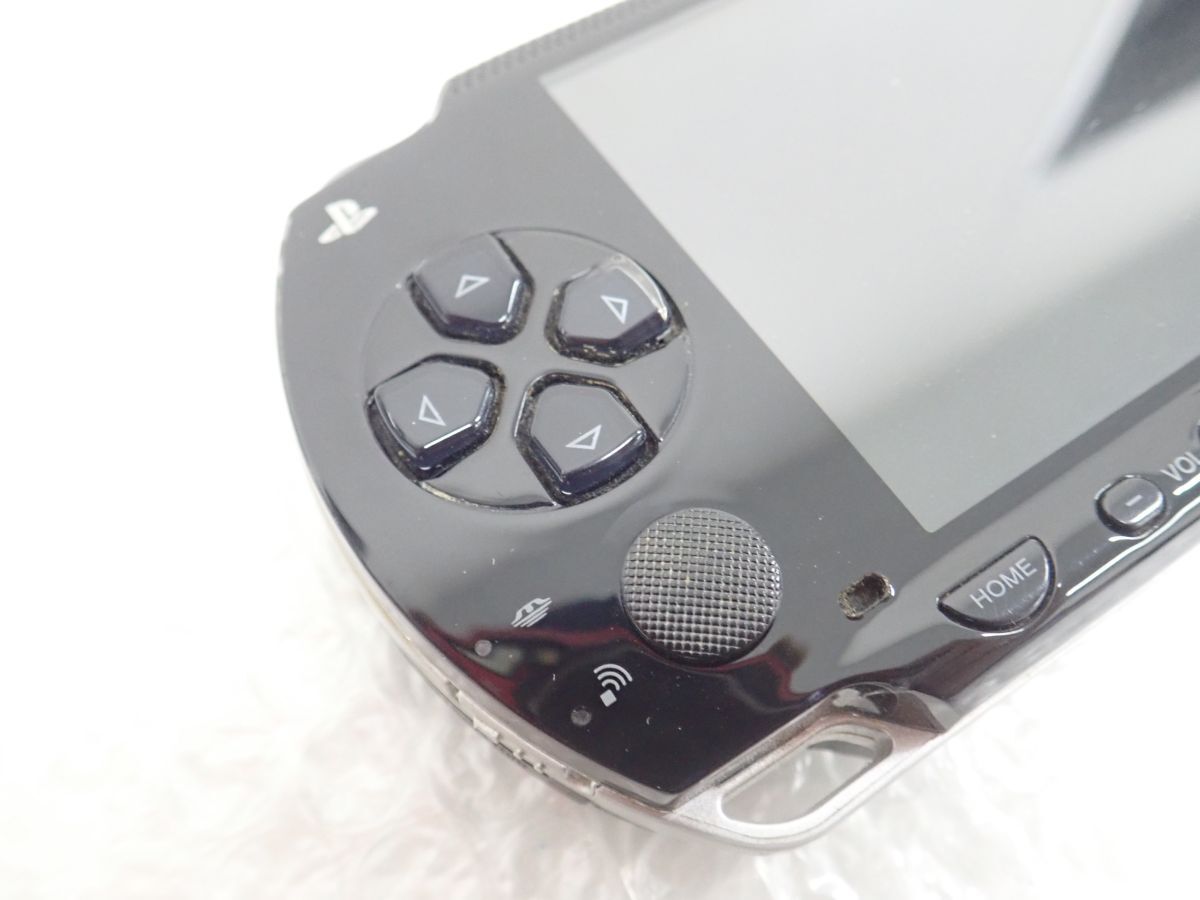 D012-60　SONY PSP　PSP-3000 PB ピアノブラック ソニープレイステーションポータブル　電源ケーブル 初期化・動作確認済み_画像7