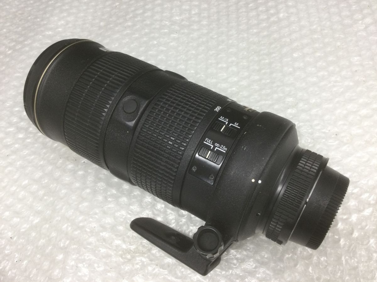 D041-60【カメラレンズ】Nikon ニコン レンズ ED AF-S NIKKOR 80-200mm 1:2.8/FB-17付きtの画像5
