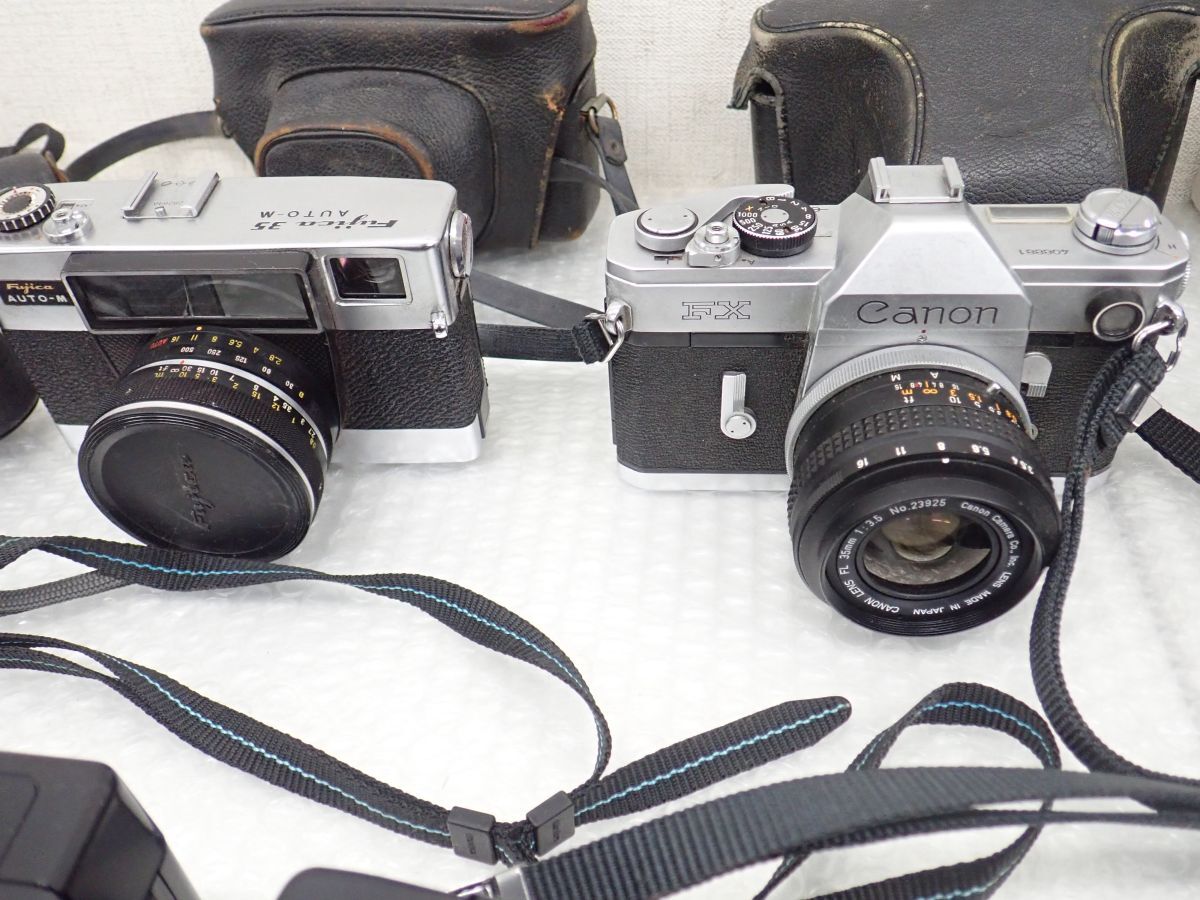 D023-100 カメラ・レンズまとめ Fujica35 AUTO-W、CANON FX一眼レフ、CANON AUTOBOY WT28、Konica C35 AF、KODAK EK6 、MINOLTA APEX90の画像5