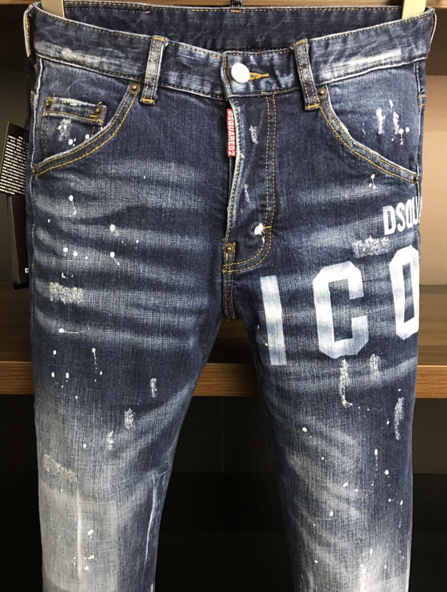 新品　DSQUARED2 ディースクエアード 54サイズ　デニス　ジーンズ　未使用品　9812_画像3