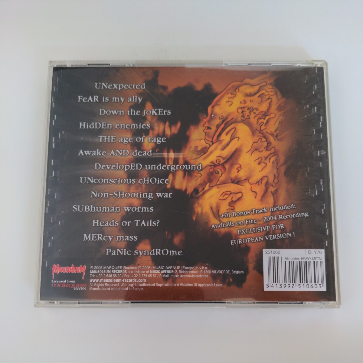 ANDRALLS Brazil Thrash Heavy Metal スラッシュメタル ヘヴィメタル 輸入盤CD 3rdの画像6