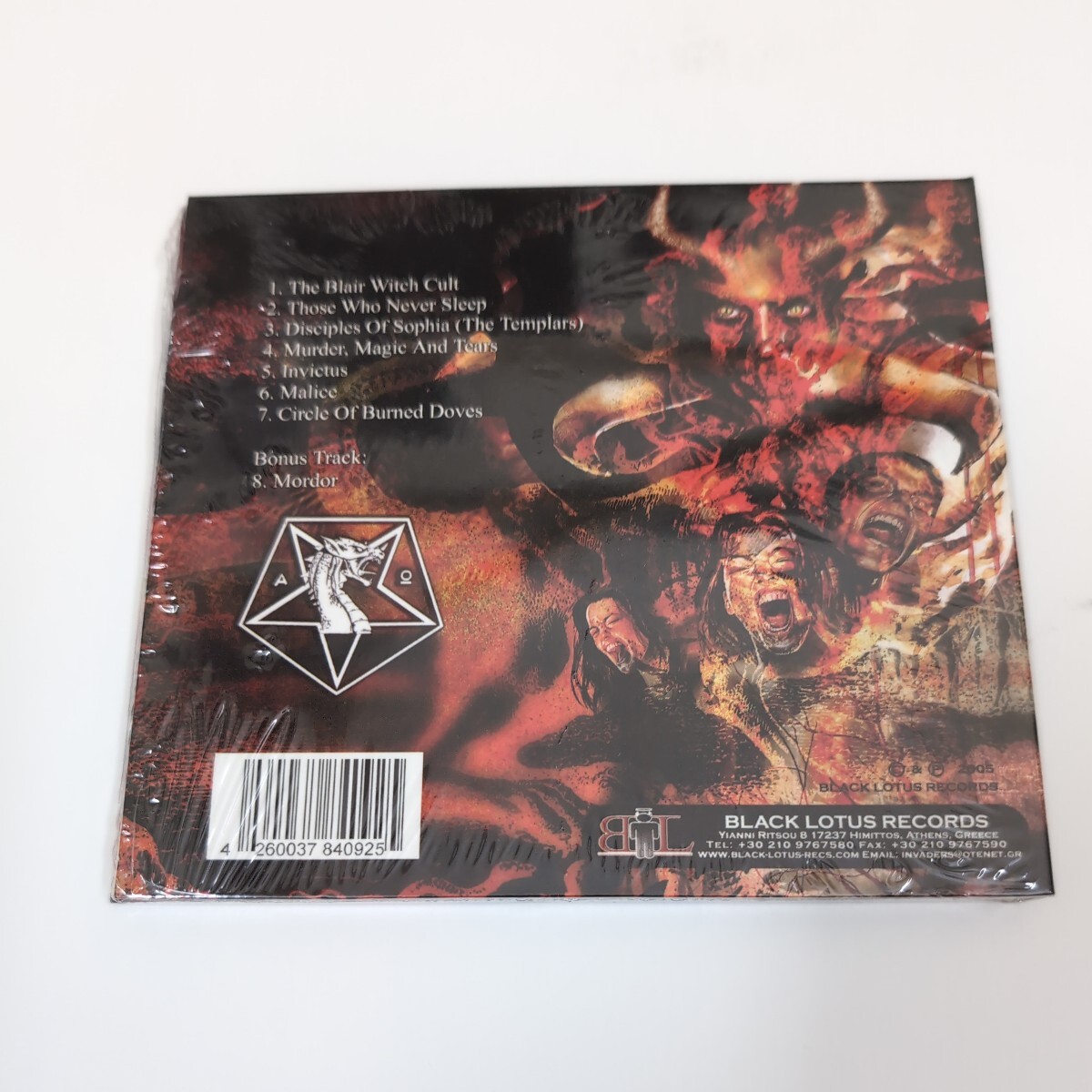 「未開封」NECROMANTIA　Greece　Black Heavy Metal　ブラックメタル　ヘヴィメタル　輸入盤CD　デジパック　3rd_画像2