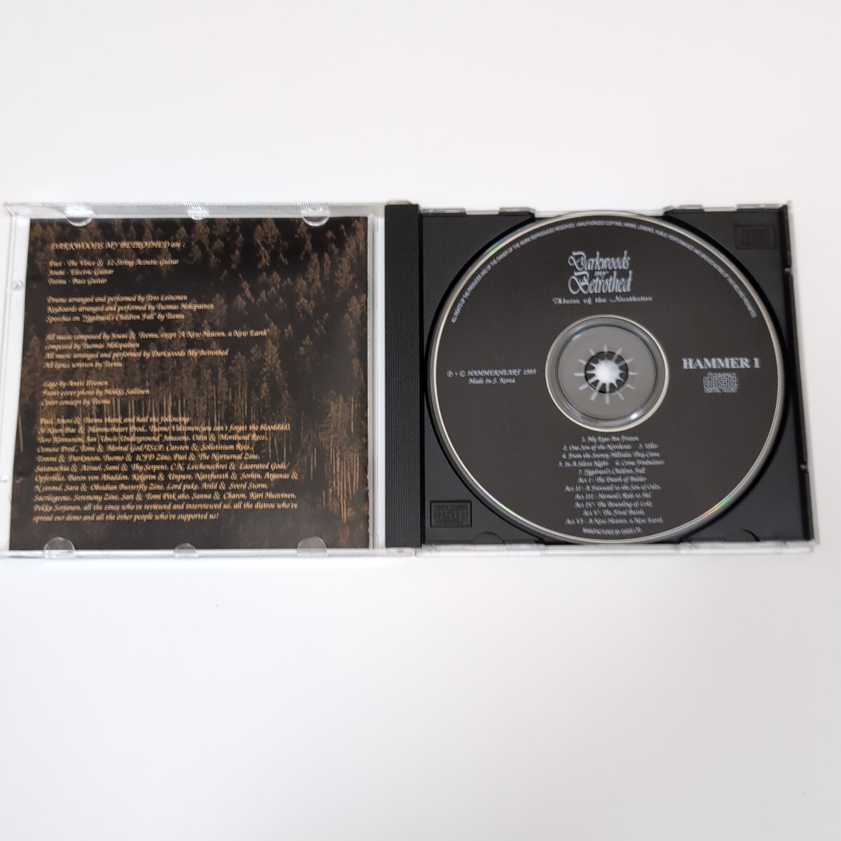 「1st Press」Darkwoods My Betrothed　Finland　Black Heavy Metal　ブラックメタル　ヘヴィメタル　輸入盤CD　1st_画像4