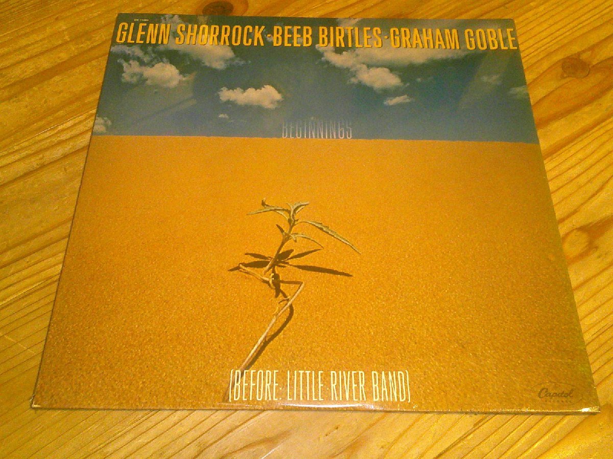 ★未開封！LP：GLENN SHORROCK BEEB BIRTLES GRAHAM GOBLE BEGINNINGS グレン・ショロック：UK盤_画像1