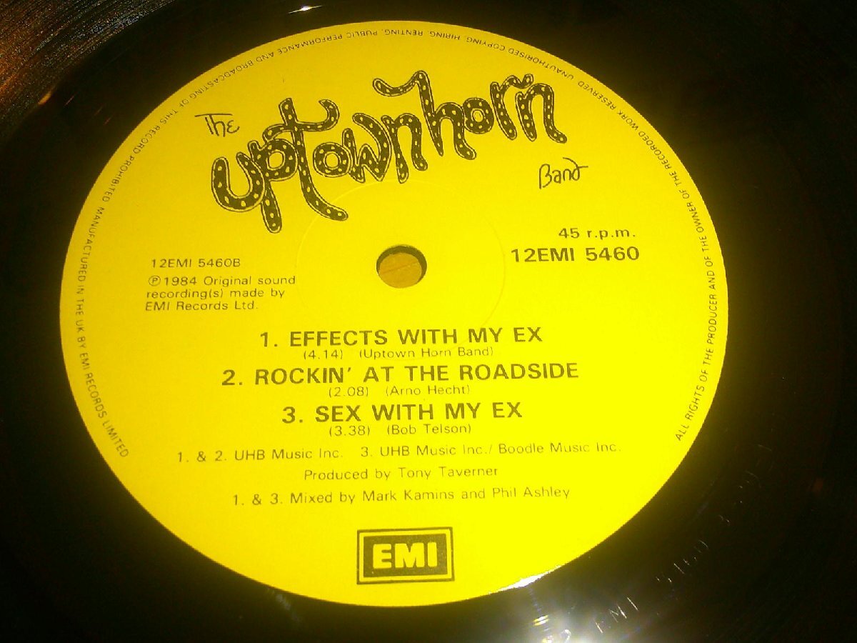 12’LP：THE UPTOWN HORN BAND SEX WITH MY EX：UK盤_画像2