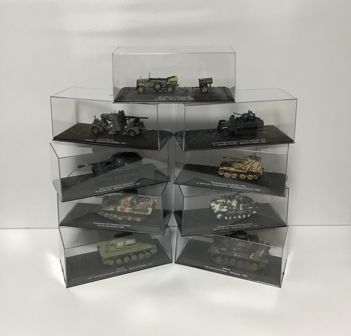 【デアゴスティーニ / 1/72スケール / COMBAT TANKS COLLECTION コンバットタンクコレクション 9点】箱・冊子なし (3)_画像1