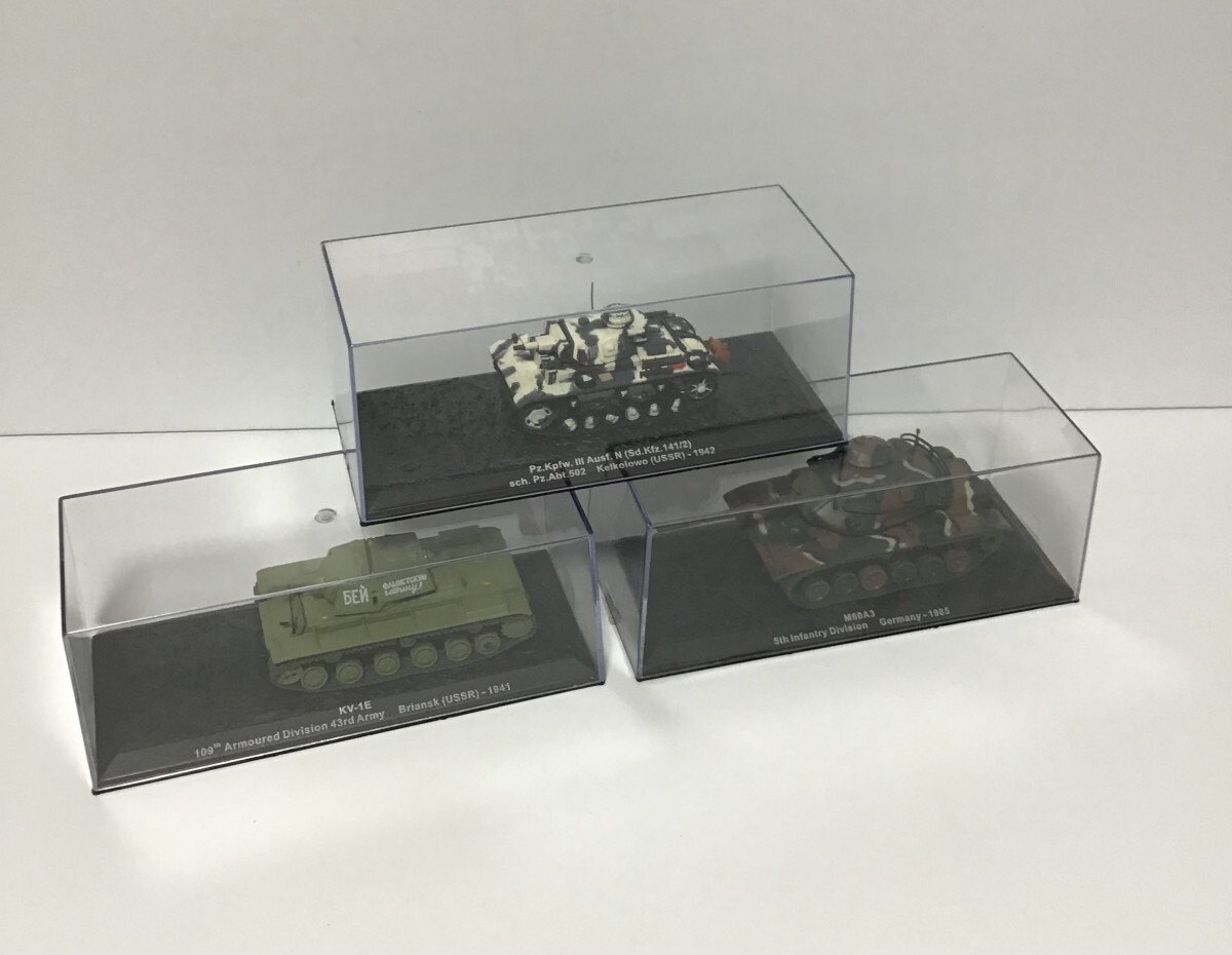 【デアゴスティーニ / 1/72スケール / COMBAT TANKS COLLECTION コンバットタンクコレクション 9点】箱・冊子なし (3)_画像4