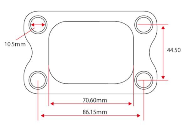 ●D-MAX 　T3フランジ用 メタルガスケット【えむずマックス】_画像3