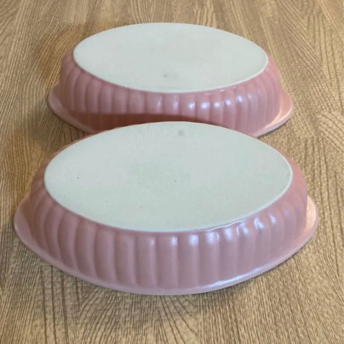 ピンク　パスタ皿　和食器　ディナー皿　平皿　大皿
