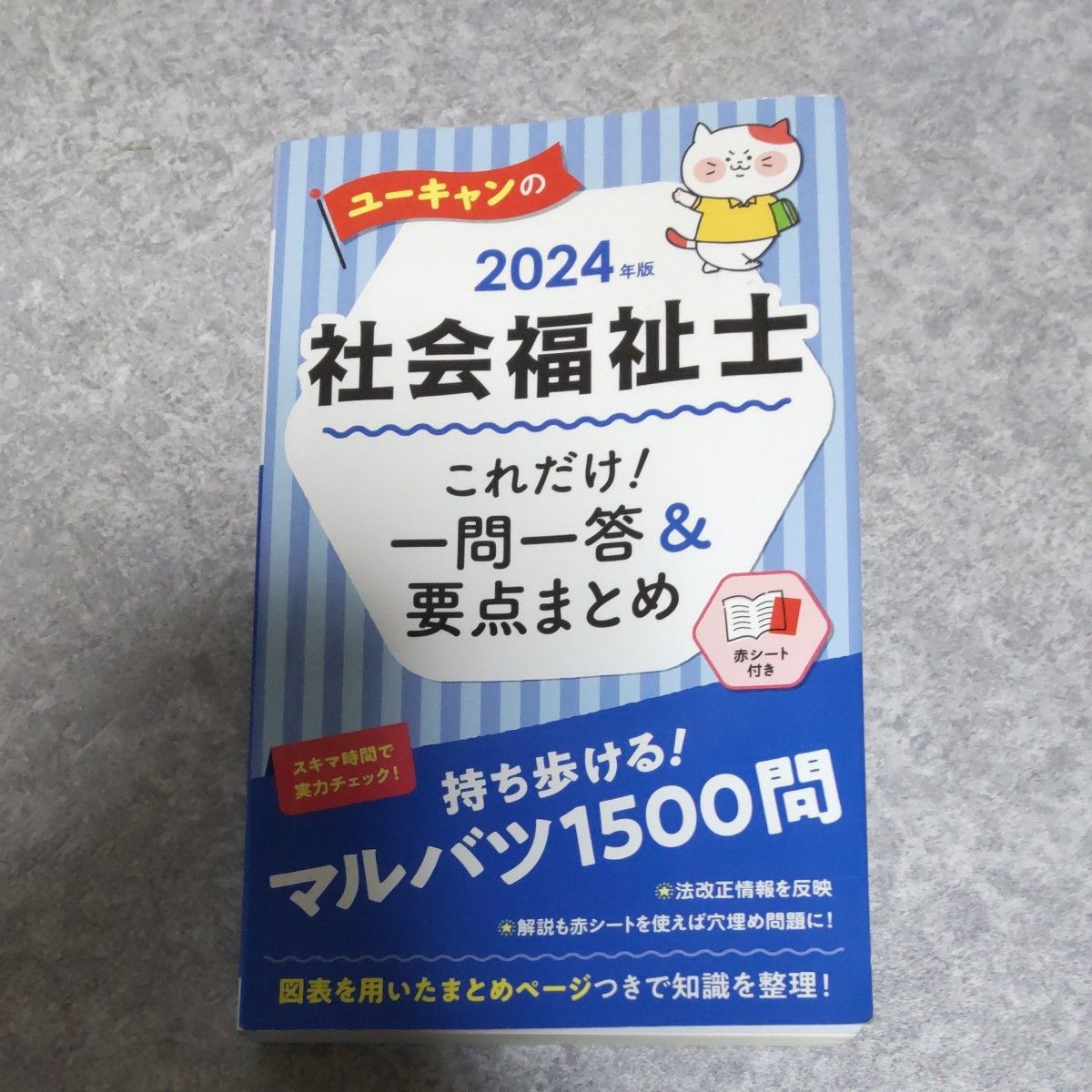 ユーキャンの社会福祉士これだけ！一問一答＆要点まとめ　２０２４年版 ユーキャン社会福祉士試験研究会／編