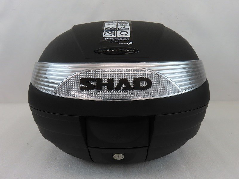 SHAD/シャッド トップケース SH29 29L ベースプレート/取付金具/鍵2本付き キズあり 新品未使用の画像2