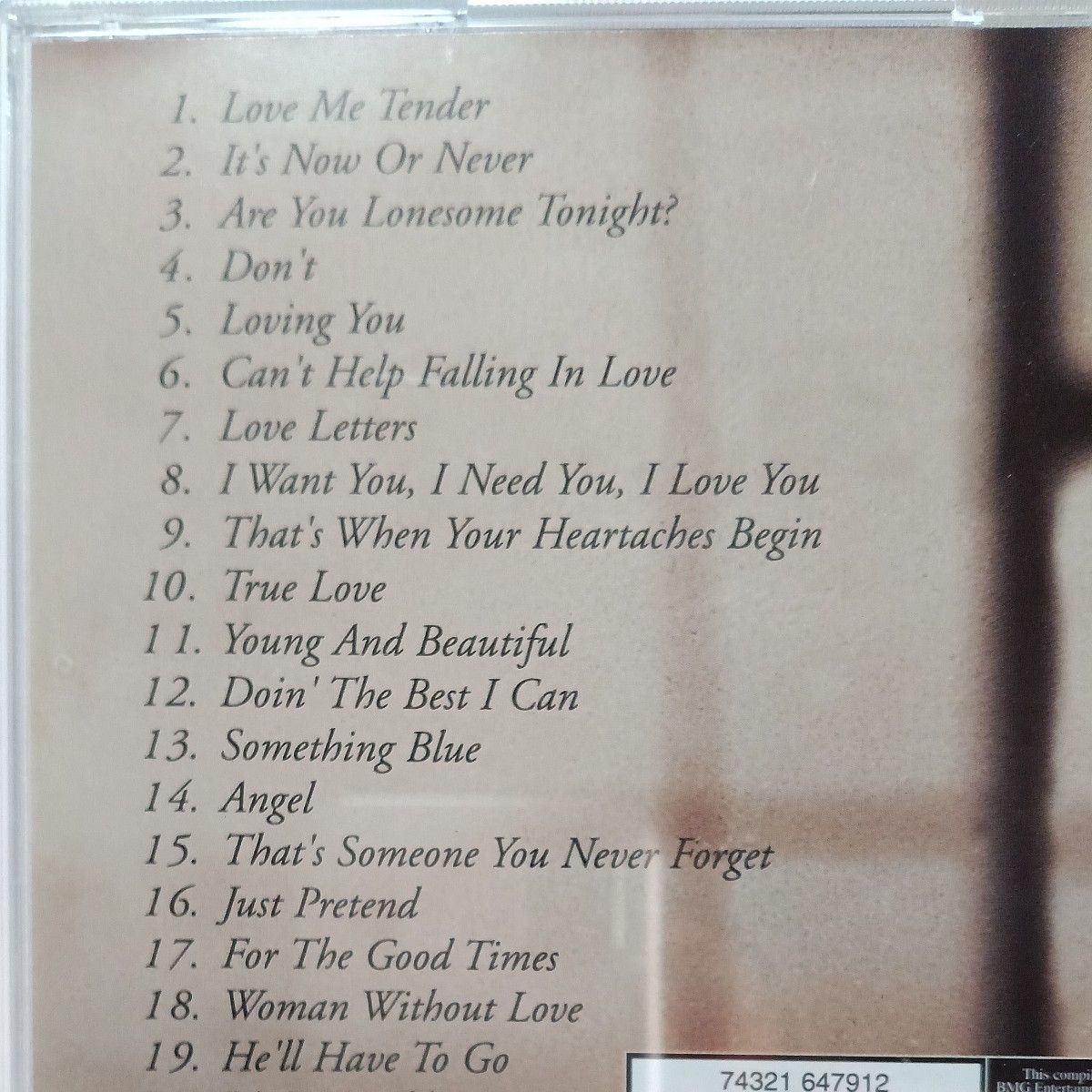 CD 輸入盤CD　ELVIS PRESLEY  Love Songs