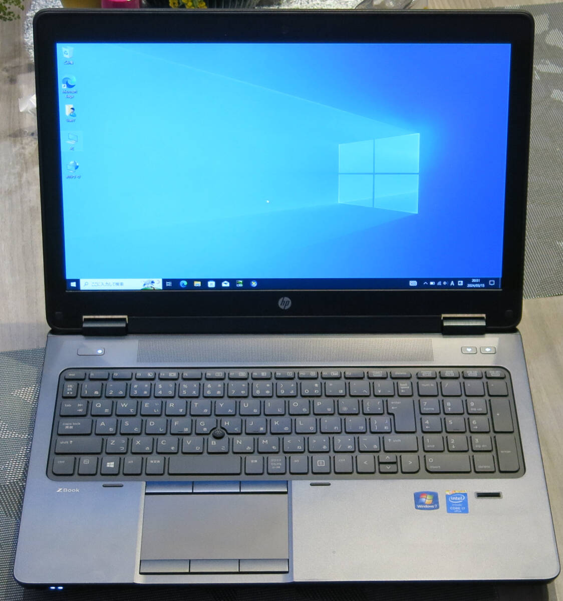 HP Zbook15 G2 / 15.6インチ IPS (FHD) / SSD = 450GB / RAM = 32GB / core i7 / Nvidia QuadroK1100M / Windows 10 Pro_画像1