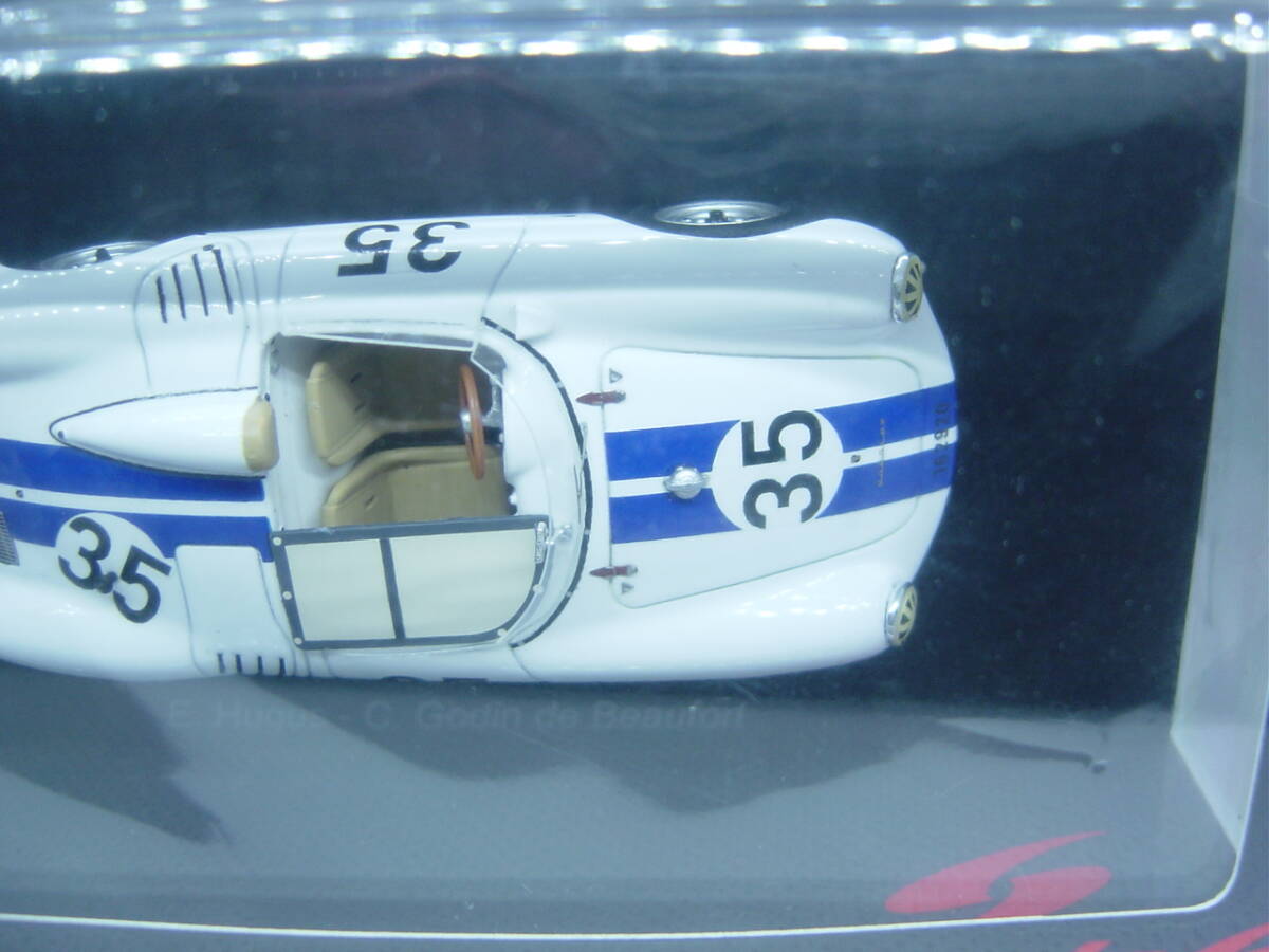 送料350円～ spark 1/43 Porsche 550A 8th 24H Le Mans 1957 #35 E.Hugus/C.Godin de Beaufort ポルシェ ル・マン_画像6