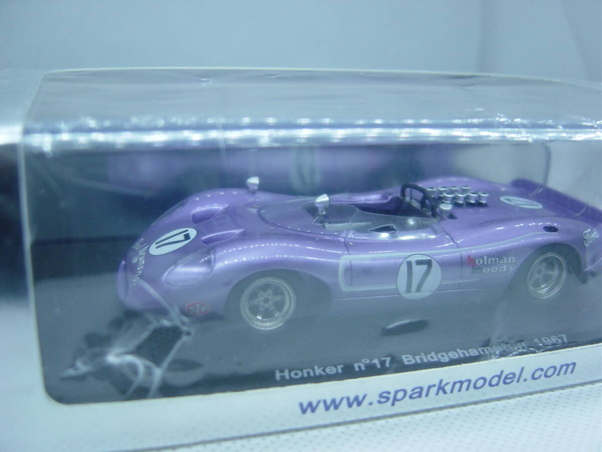 送料350円～ spark 1/43 Honker Can-Am Bridgehampton 1967 #17 Mario Andretti Paul Holman&Moody ホンカー カンナム アンドレッティ_画像2