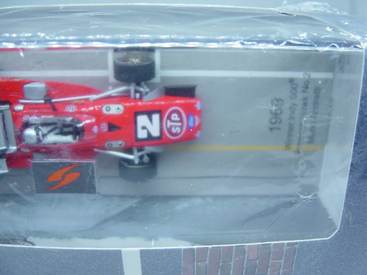 送料350円～ spark 1/43 Brawner Hawk Winner Indy 500 1969 #2 Mario Andretti ブラウナーホーク インディ500 マリオ・アンドレッティ_画像6