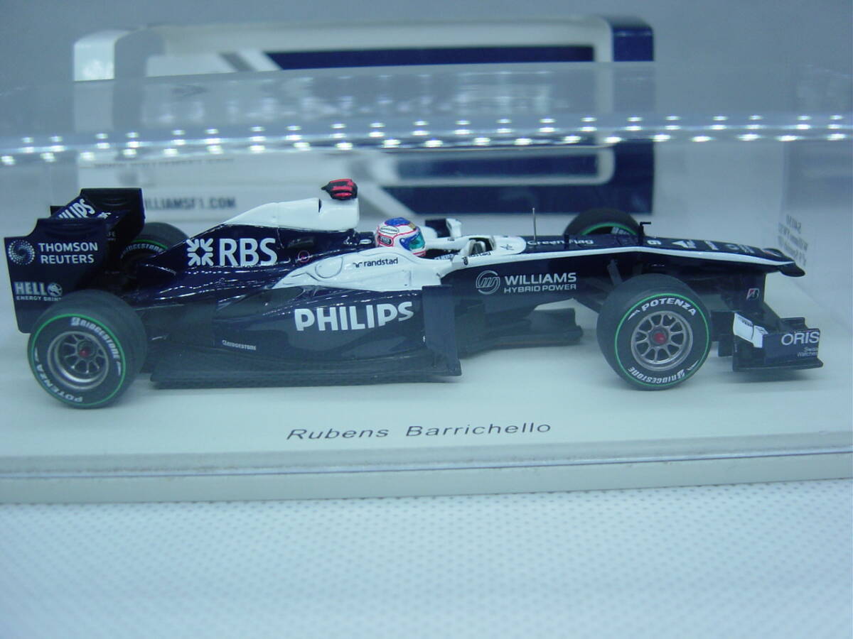 送料350円～ spark 1/43 Williams FW32 Spanish GP 2010 #9 R.Barrichello ウィリアムズ バリチェロ スペインGPの画像7