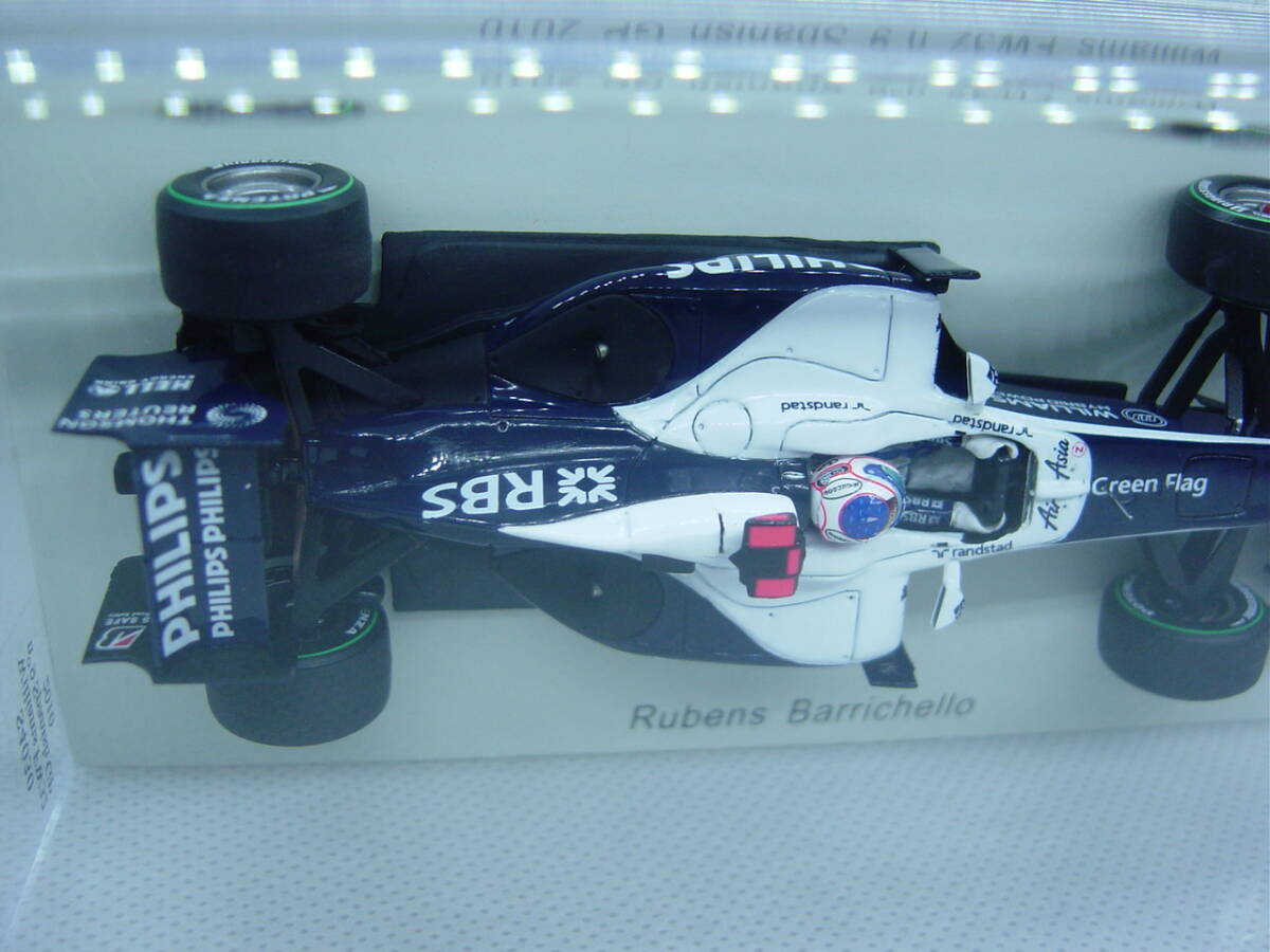 送料350円～ spark 1/43 Williams FW32 Spanish GP 2010 #9 R.Barrichello ウィリアムズ バリチェロ スペインGPの画像9