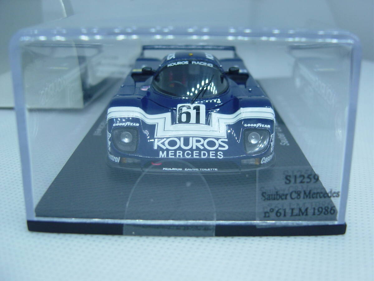 送料350円～ spark 1/43 Sauber C8 Mercedes LM 1986 #61 J.Nielsen/M.Thackwell ザウバー Le Mans ル・マン_画像4