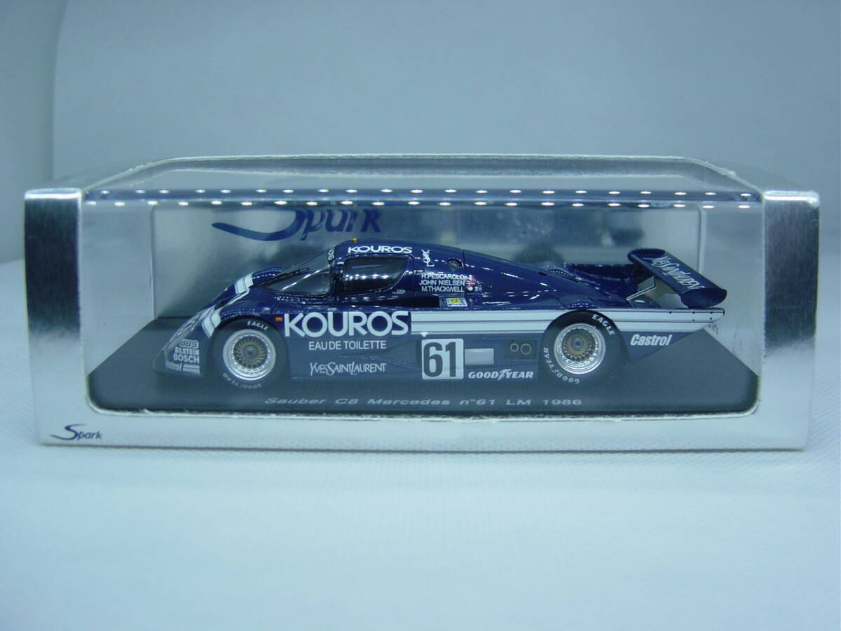 送料350円~ spark 1/43 Sauber C8 Mercedes LM 1986 #61 J.Nielsen/M.Thackwell ザウバー Le Mans ル・マン - レーシングカー 送料350円~ spark 1/43 Sauber C8 Mercedes LM 1986 #61 J.Nielsen/M.Thackwell ザウバー Le Mans ル・マン - レーシングカー