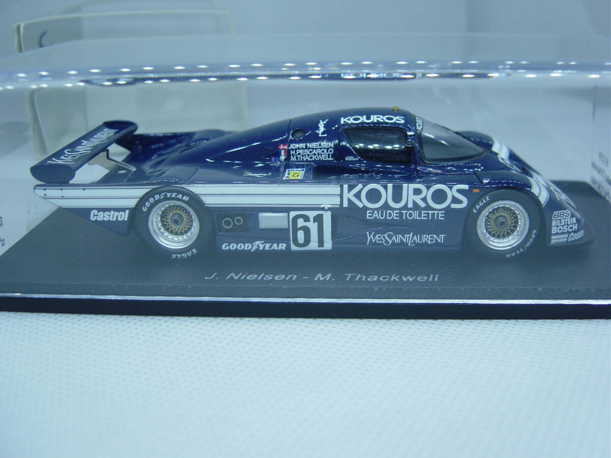 送料350円～ spark 1/43 Sauber C8 Mercedes LM 1986 #61 J.Nielsen/M.Thackwell ザウバー Le Mans ル・マン_画像7