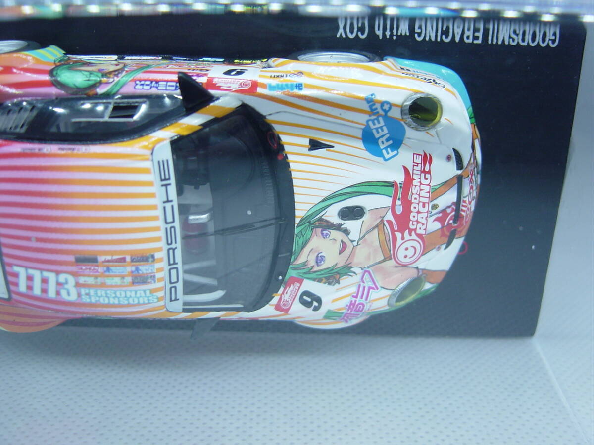 送料350円～ spark ポルシェ別注 1/43 GOODSMILERACING with COX HATSUNE MIKU×GSR PORSCHE 911 GT3 R 2010 グッドスマイル 初音ミクの画像8