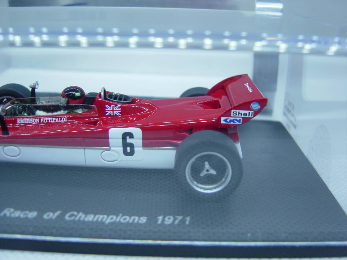 送料350円～ spark 1/43 Lotus 56B Race of Champions 1971 #6 E.Fittipaldi ロータス エマーソン・フィッティパルディ_画像5