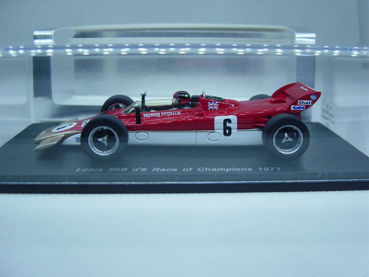 送料350円～ spark 1/43 Lotus 56B Race of Champions 1971 #6 E.Fittipaldi ロータス エマーソン・フィッティパルディ_画像2