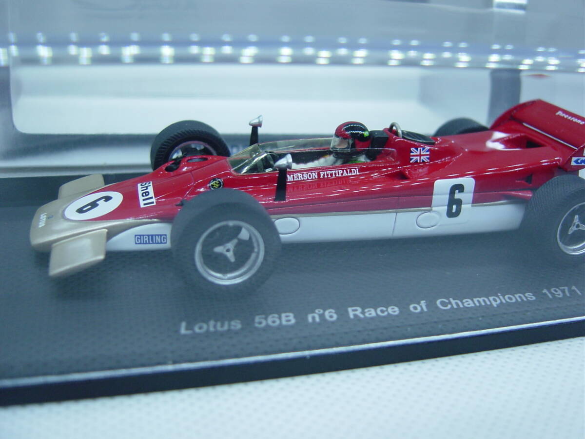 送料350円～ spark 1/43 Lotus 56B Race of Champions 1971 #6 E.Fittipaldi ロータス エマーソン・フィッティパルディ_画像3