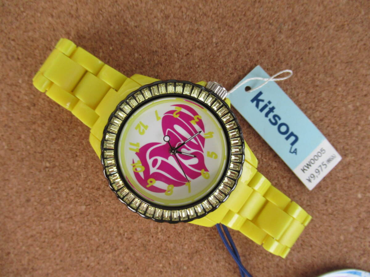 Kitson　キットソン　腕時計　KW0005　未使用長期保管品　超軽量プラスチック製　電池交換済み　激安 !!_画像2