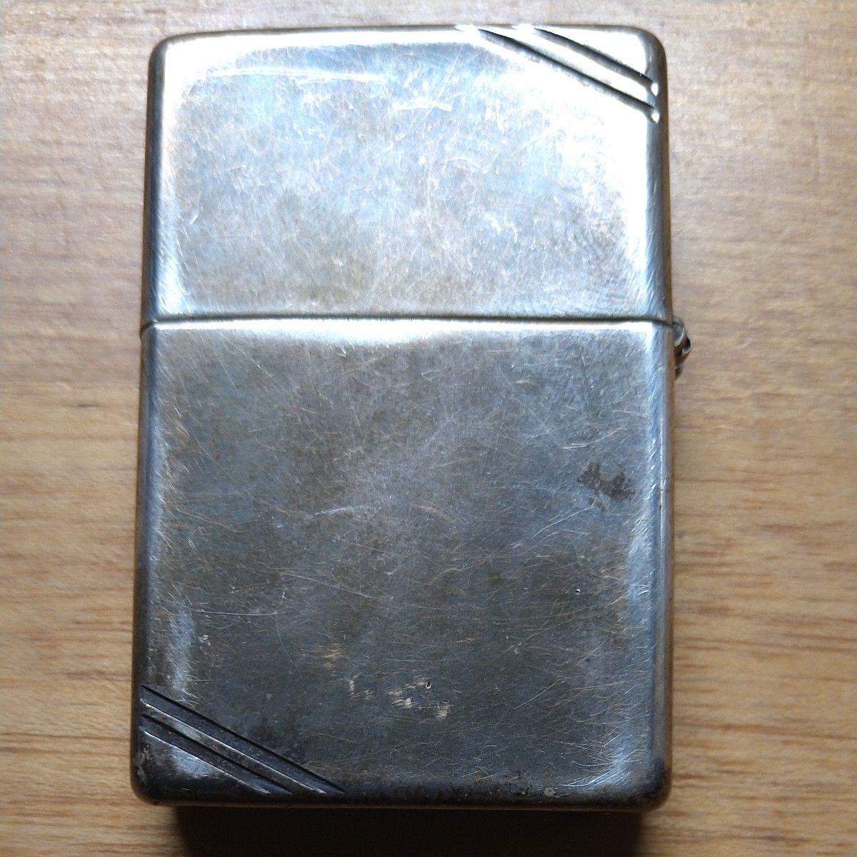 純銀スターリングシルバー ZIPPO 2013年 USA  オイルライター 錆や傷あり おまけZIPPO1個付けます！