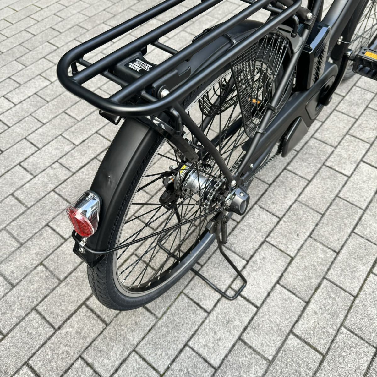 自転車 Panasonic パナソニック 電動自転車 ティモS BE-FTS641 大阪 充電器付き ブラック 黒色 電動アシスト自転車_画像6