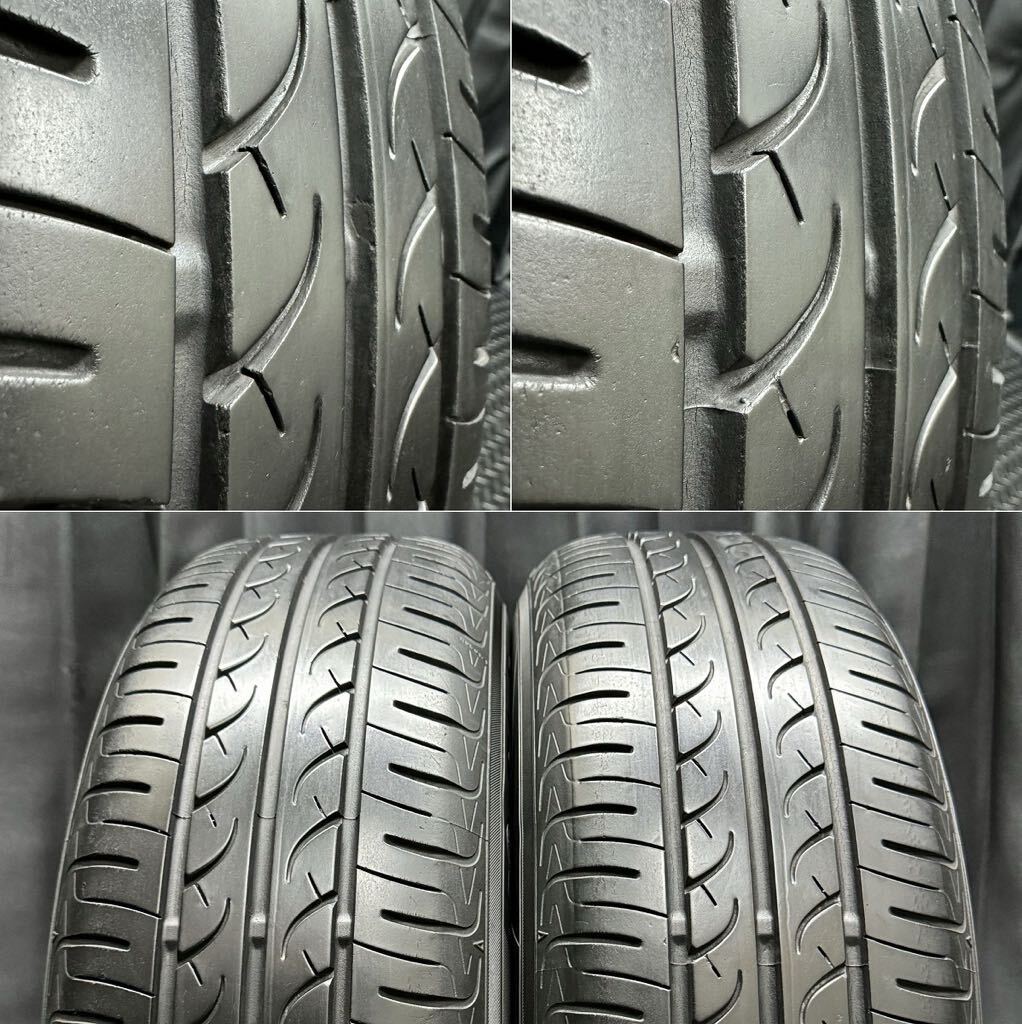 フリードに★ヨコハマ BluEarth AE01F 185/65R15&社外アルミ 4本 №B240308-B3 フリード+にも 6J +53 5H 114.3/15インチホイールセットの画像6