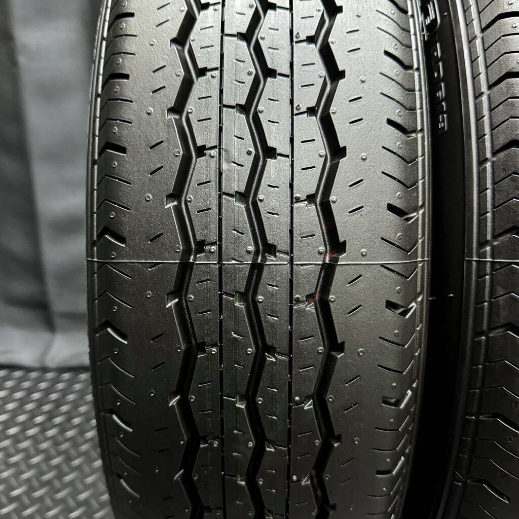 23年製新車外し★195/80R15 107/105N LT ブリヂストン ECOPIA RD613 4本 №B240327-B3 200系ハイエース レジアス NV350キャラバン等/セット_画像2